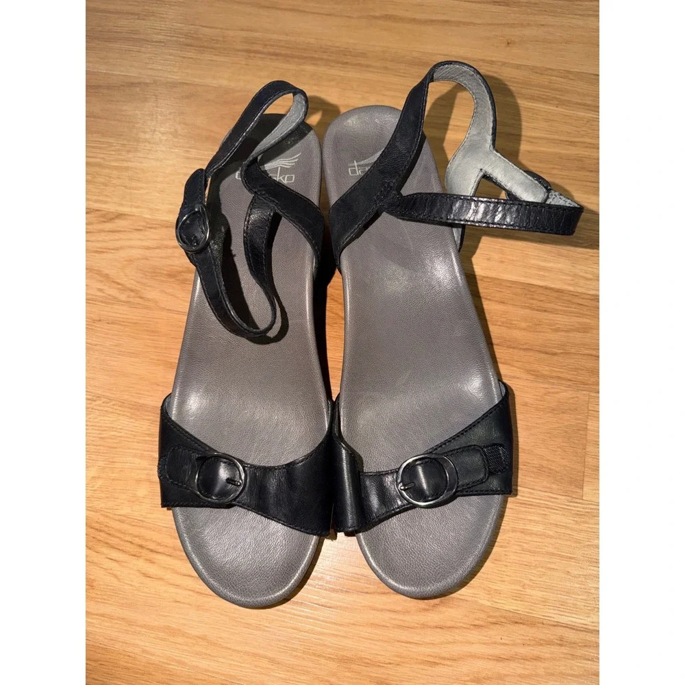 Dansko black leather